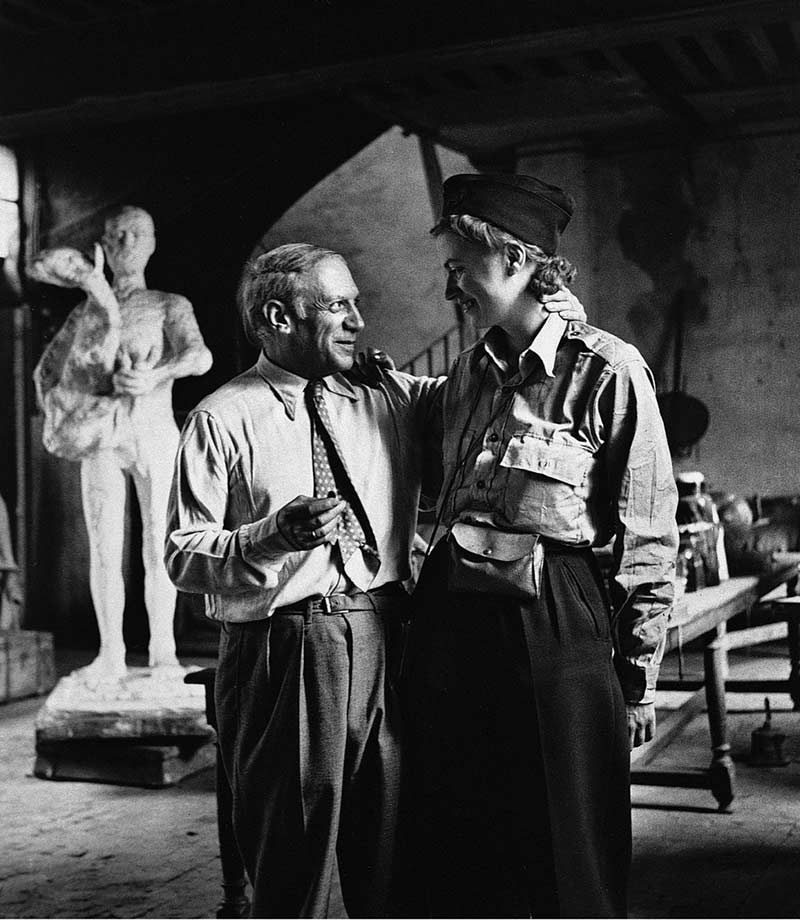 Lee Miller y Picasso, París 1944