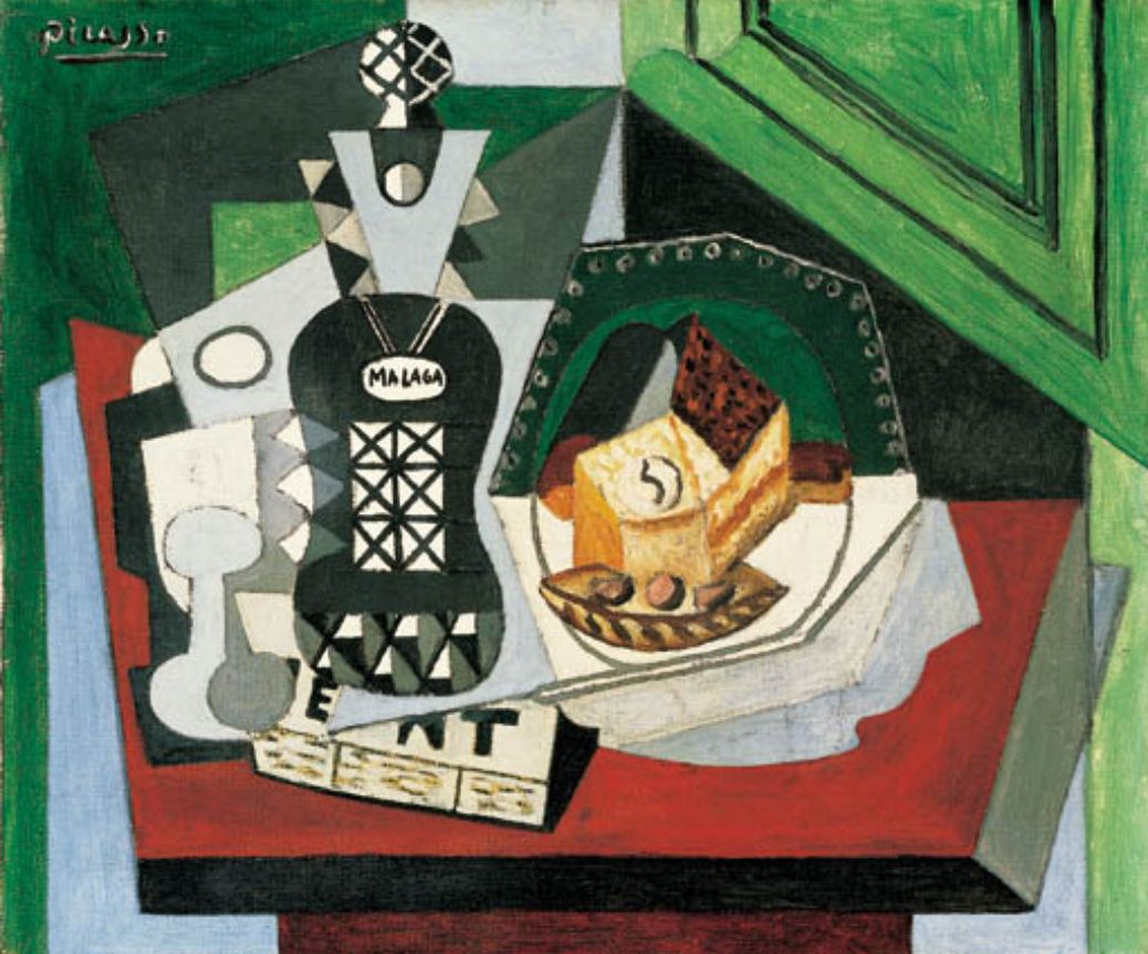 Pablo Picasso. 'Botella de Málaga' (1919)