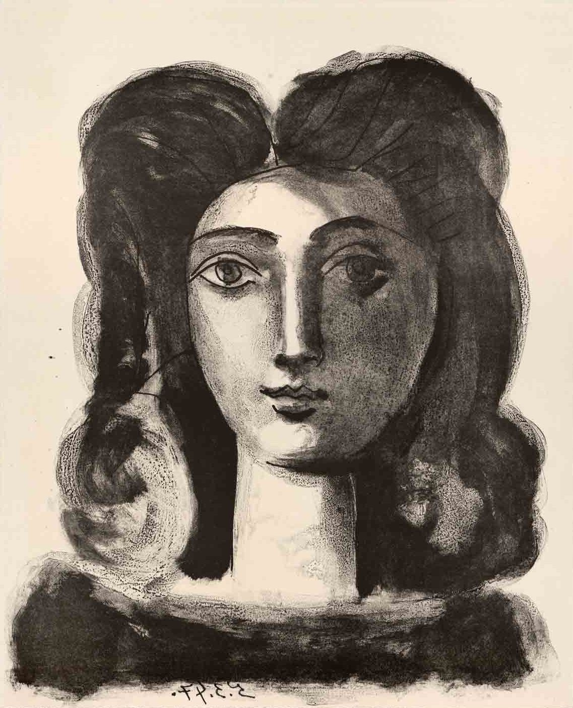 2016 Chile Cabeza de joven (Françoise) (1947) © Sucesión Pablo Picasso, VEGAP